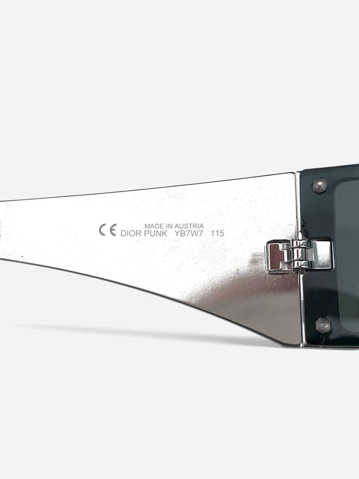 Dior by Galliano SS03 'Dior Punk' Wrap Mask Shield Sunglasses – detail view 3