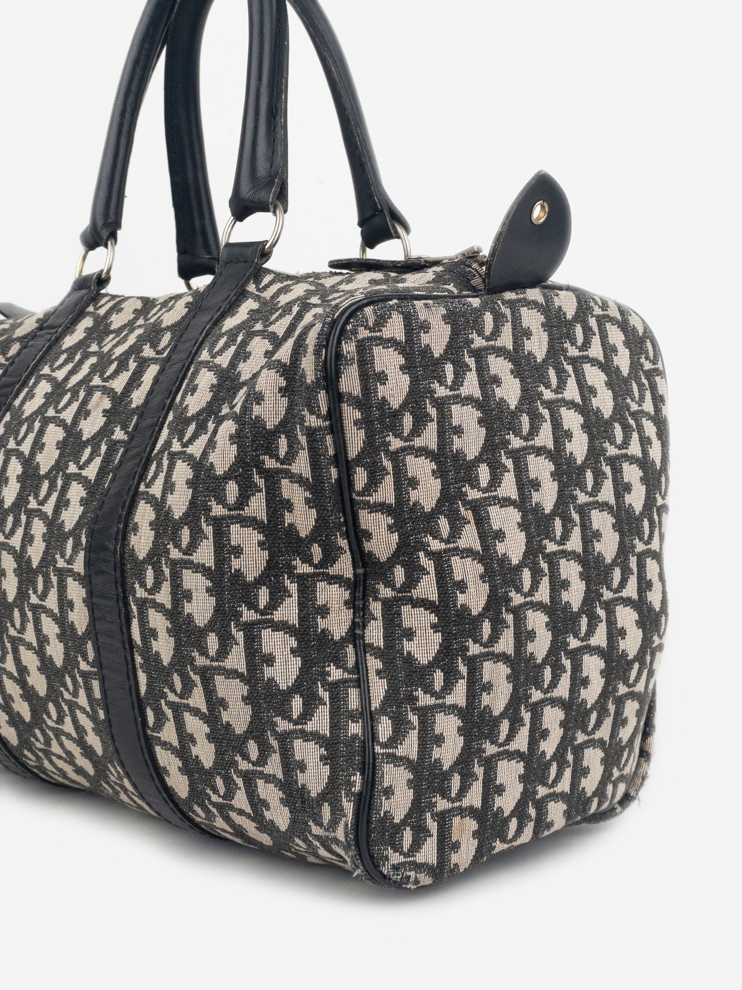 Dior 1980s Oblique Diorissimo Monogram Mini Boston Shoulder Bag