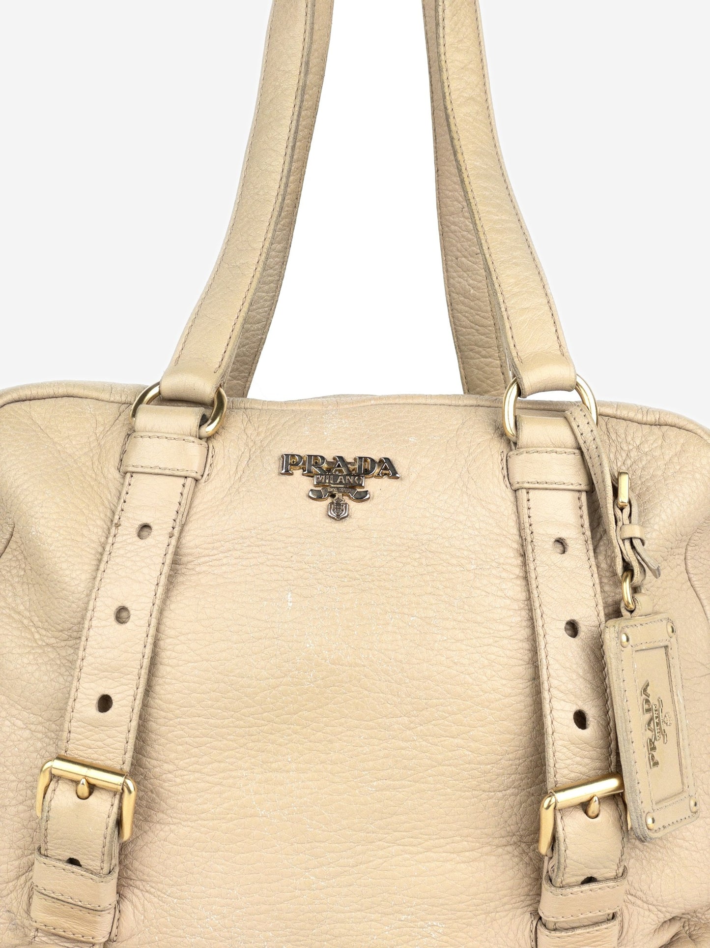 Prada 2000s Bauletto Shopper Shoulder Bag