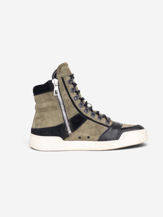 Balmain x H&M AW14 Basket High-Top Sneakers – side view