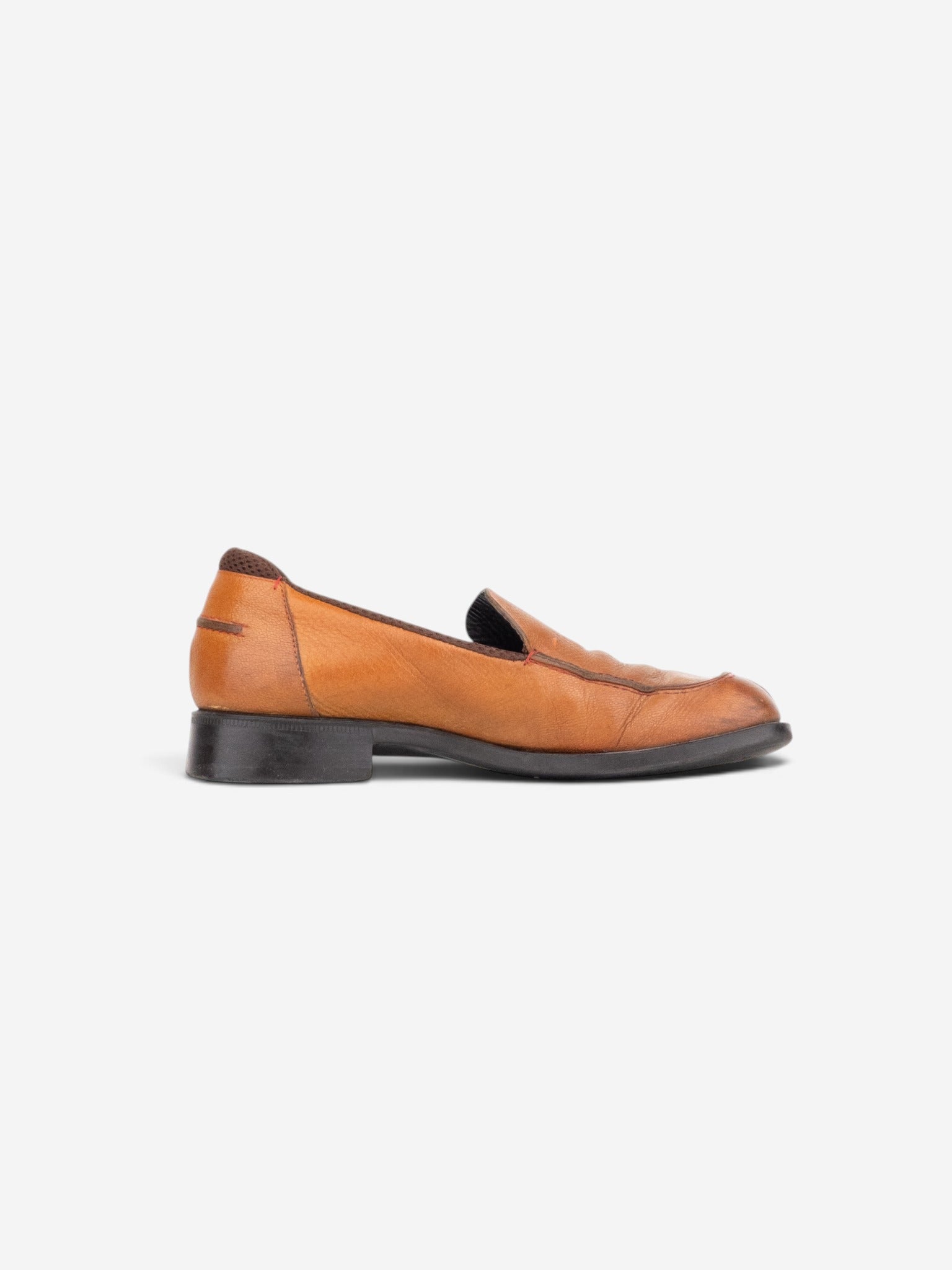 Miu Miu AW99 Square Toe Mesh Sports Loafers – side view