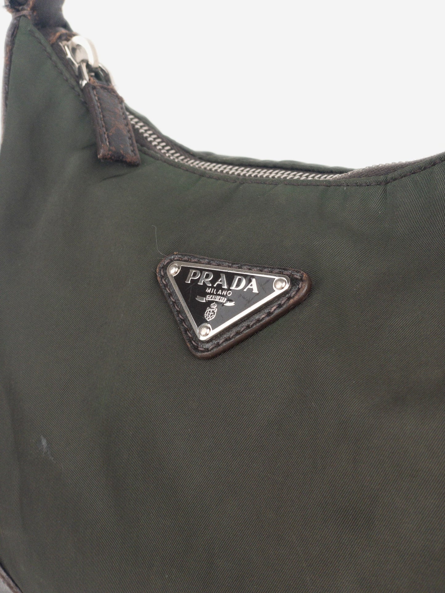 Prada 2000s Tessuto Hybrid Hobo Shoulder Bag