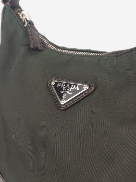 Prada 2000s Tessuto Hybrid Hobo Shoulder Bag – photo 5
