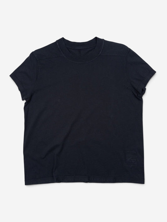 Rick Owens DRKSDHW SS20 ‘Tecuatl’ Cropped Short Level T-Shirt – front view