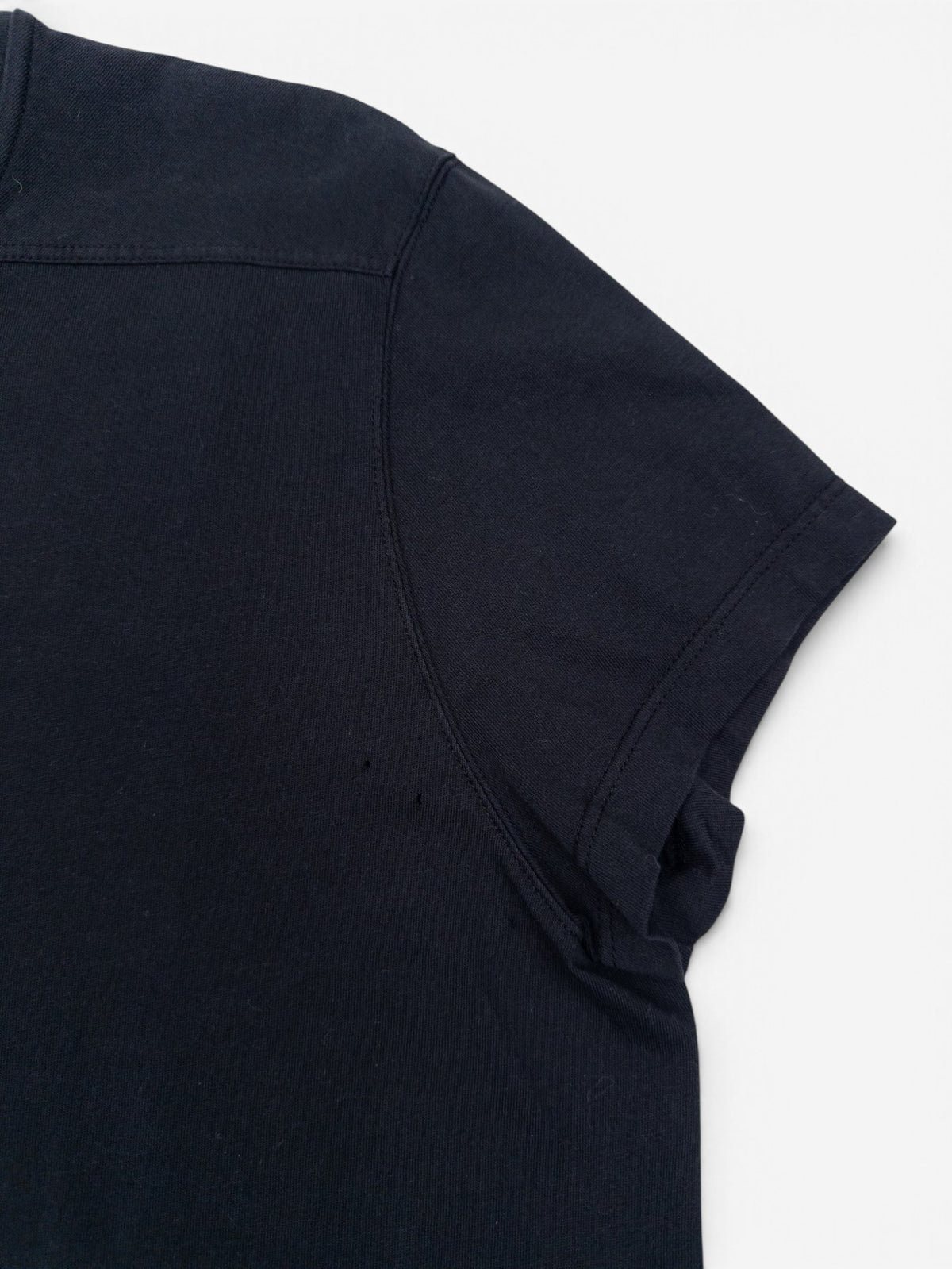 Rick Owens DRKSDHW SS20 ‘Tecuatl’ Cropped Short Level T-Shirt – view 3