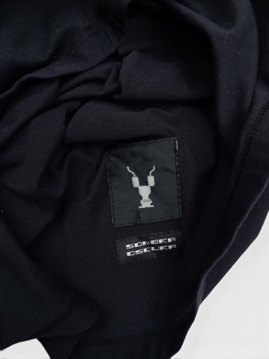 Rick Owens DRKSDHW SS20 ‘Tecuatl’ Cropped Short Level T-Shirt – view 5