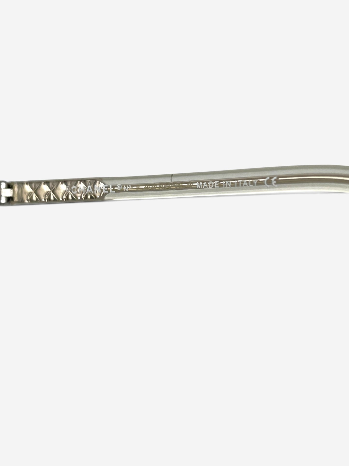 Chanel by Karl Lagerfeld 2000s '4027' Rimless Sports Goggle Sunglasses – pyramid stud temple detail