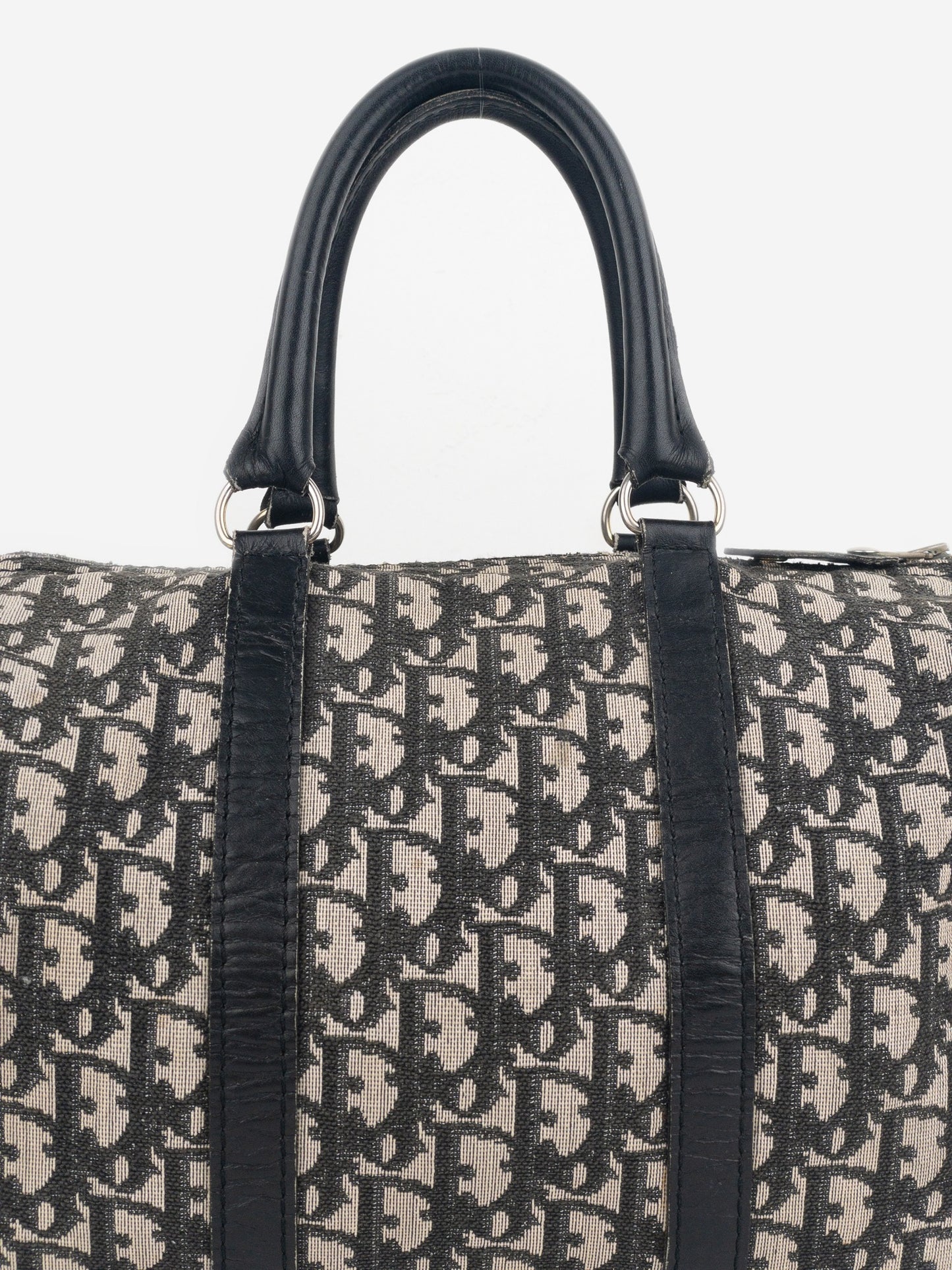Dior 1980s Oblique Diorissimo Monogram Mini Boston Shoulder Bag