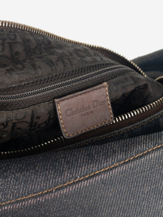 Dior by Galliano SS02 'Street Chic' Denim Hobo Croissant Shoulder Bag – photo 7