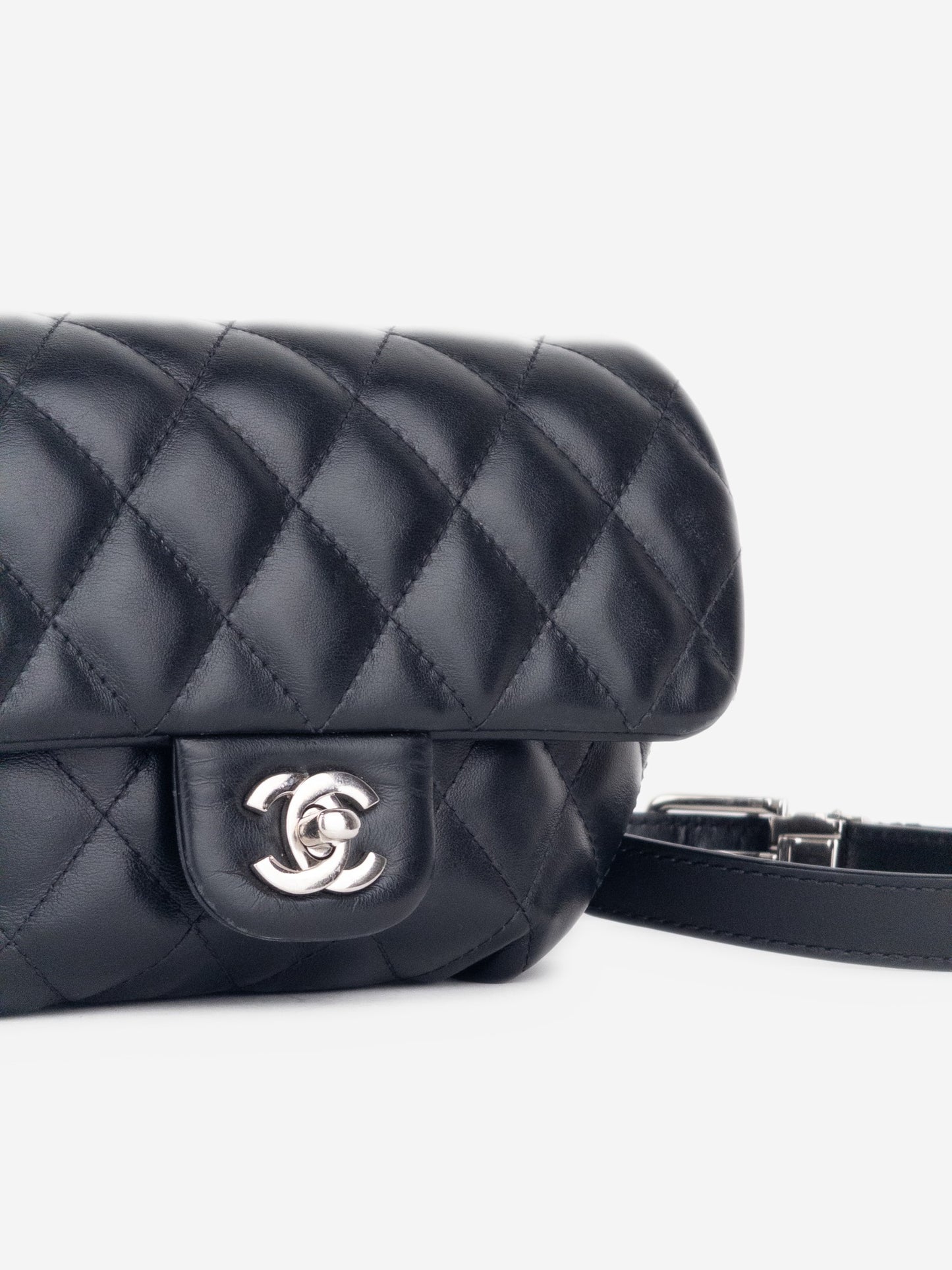 Chanel ‘Uniform’ CC Quilted Flap Waist Belt Bag
