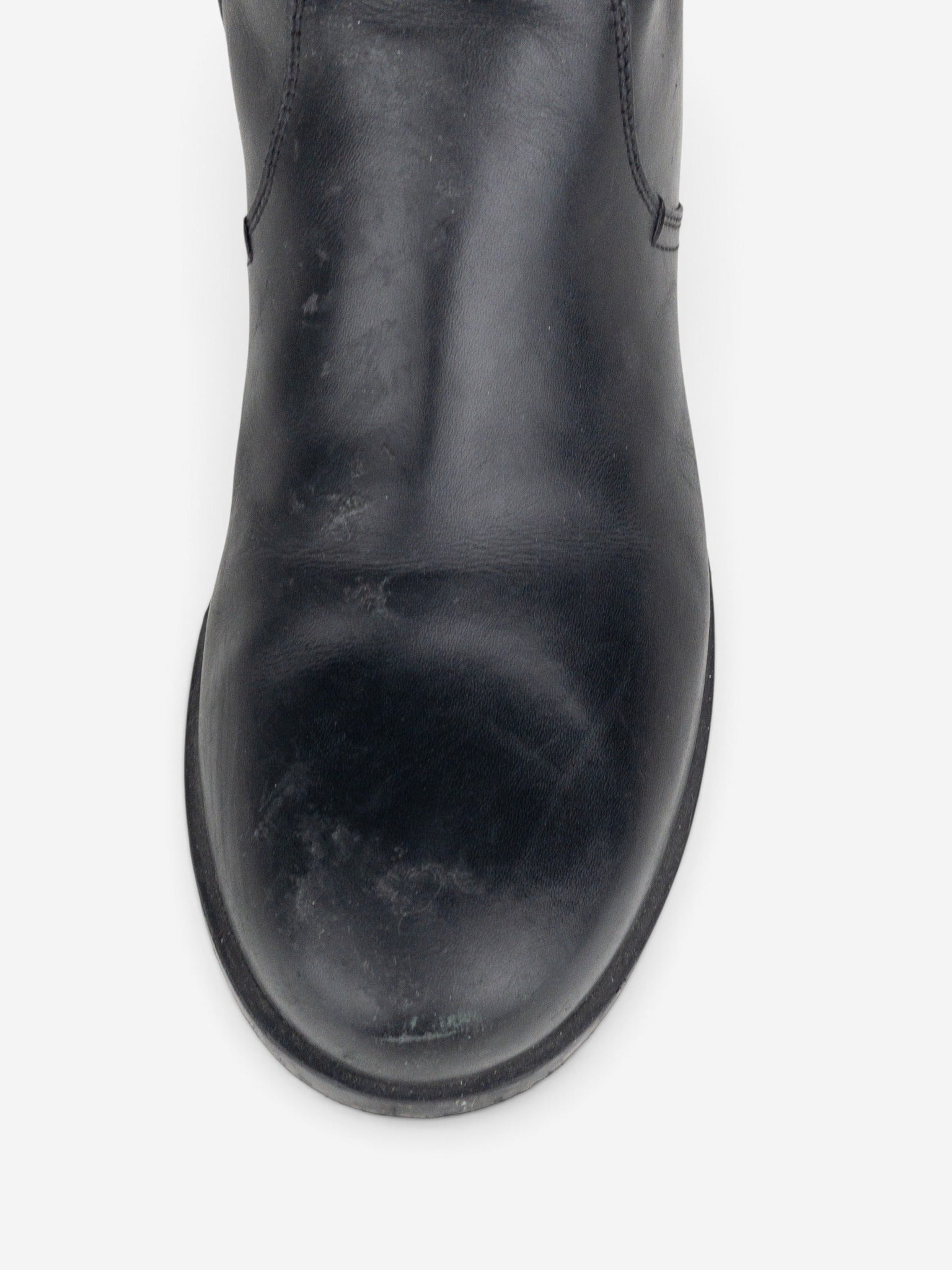 Prada 2000s Knee High Double-Buckle Riding Boots – detail view
