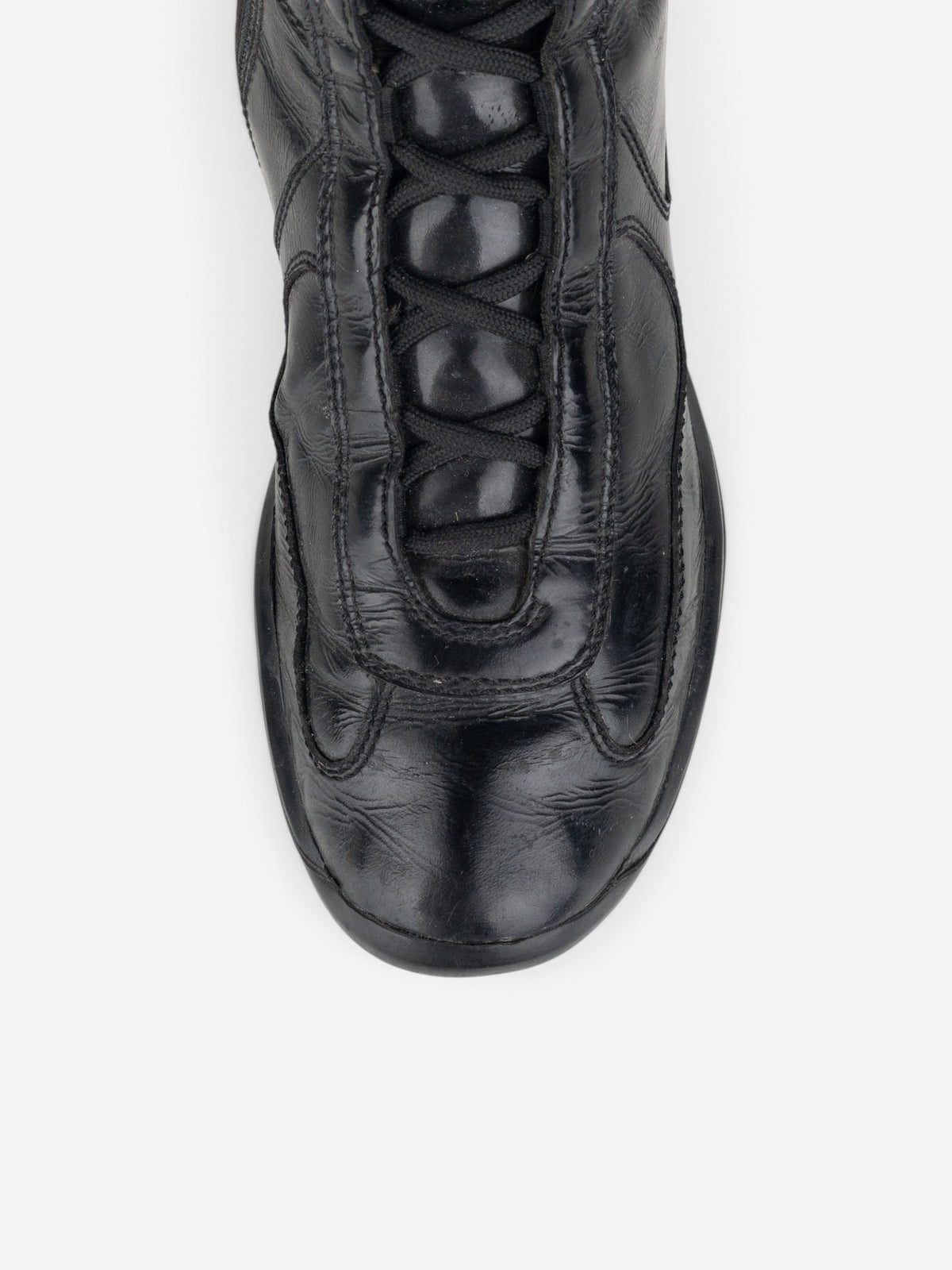 Prada 2000s Americas Cup Sneaker Boots – detail view