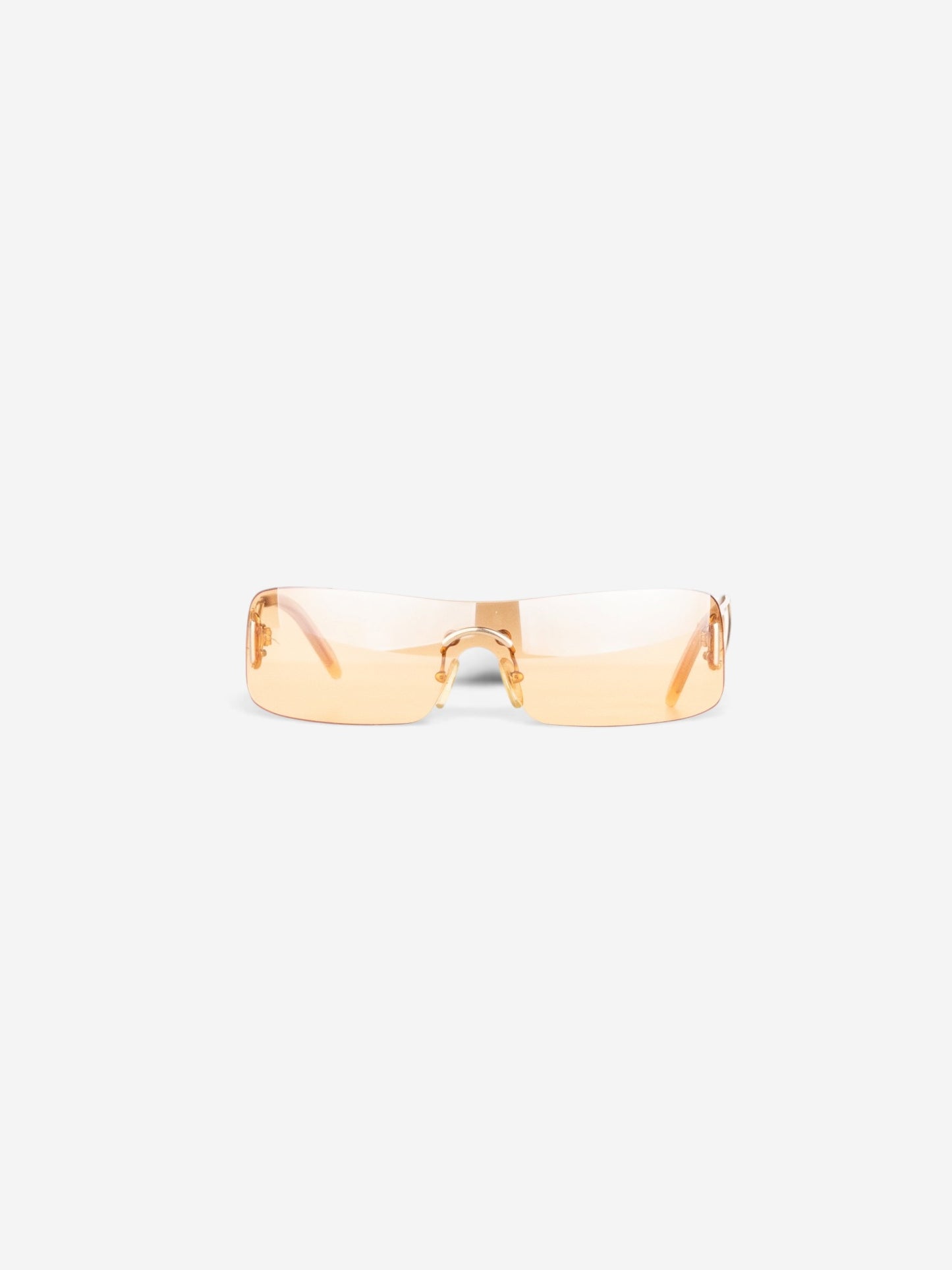 Dior by Galliano 2000s 'Miss Diorella' Wrap Mask Shield Sunglasses – front view