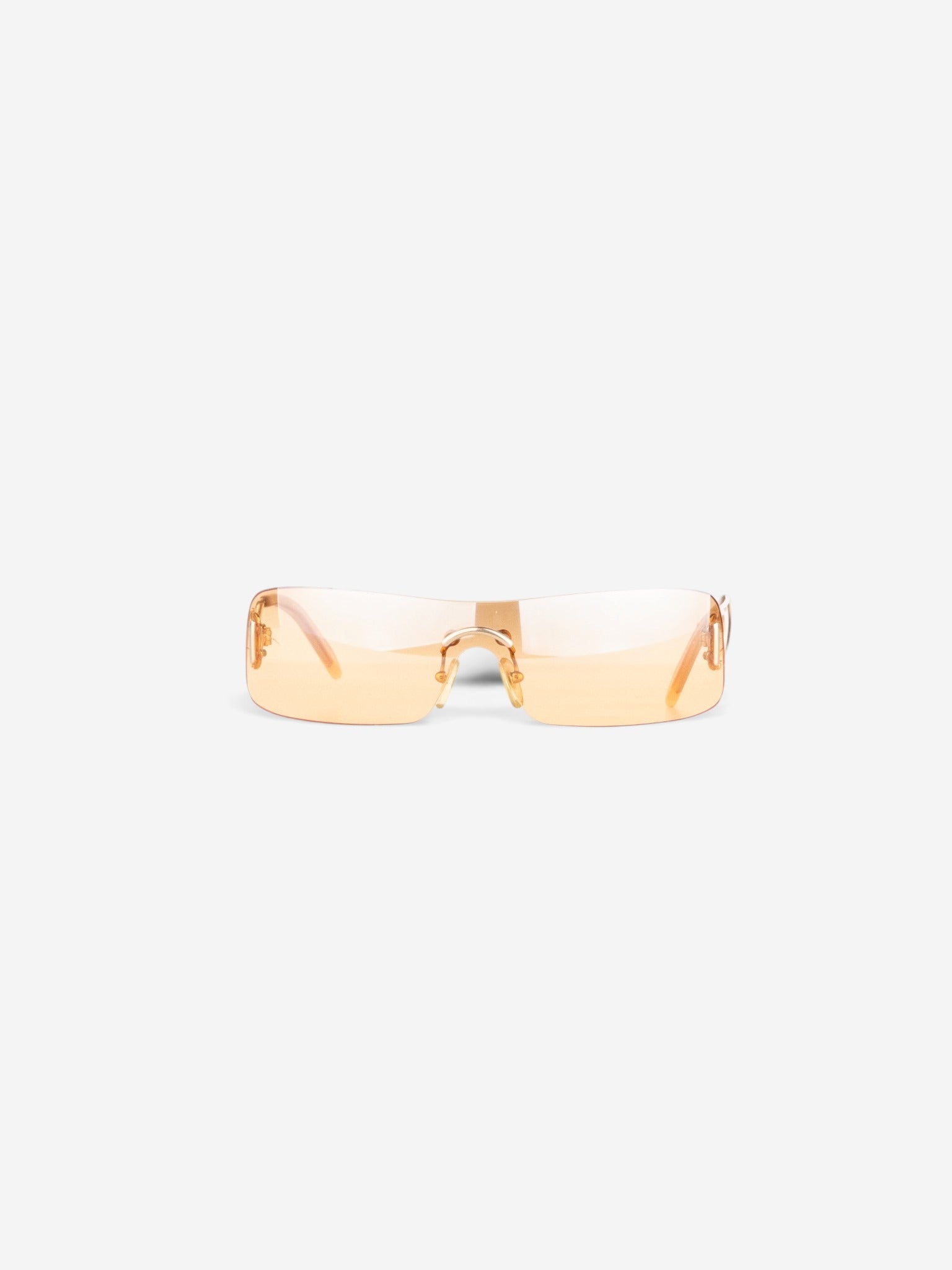 Dior by Galliano 2000s 'Miss Diorella' Wrap Mask Shield Sunglasses – front view