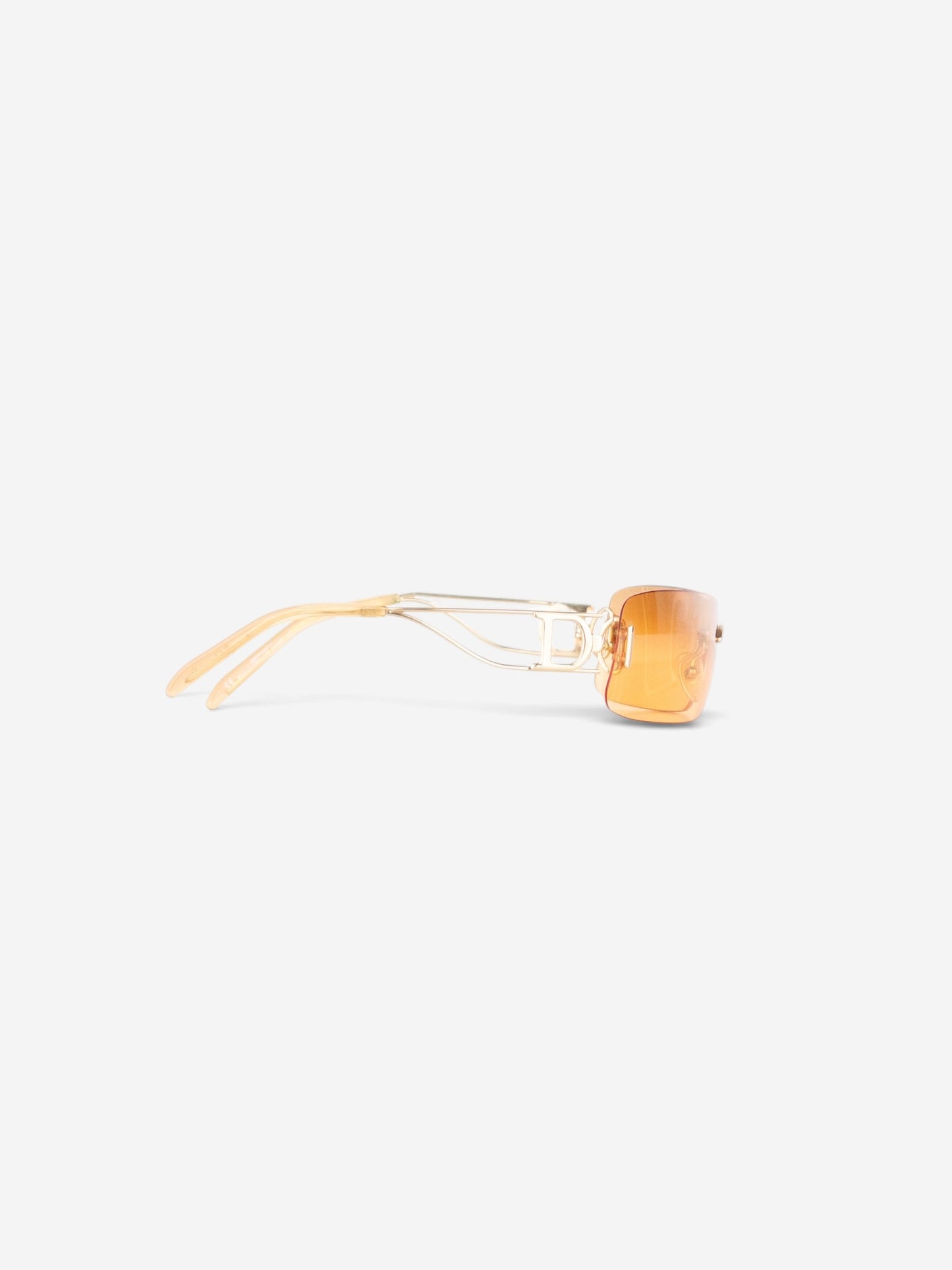 Dior by Galliano 2000s 'Miss Diorella' Wrap Mask Shield Sunglasses – side view from the other side