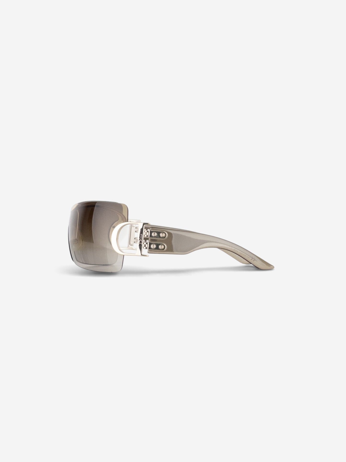 Dior by Galliano 2000s 'Airspeed 1' Wrap Mask Shield Sunglasses – side view