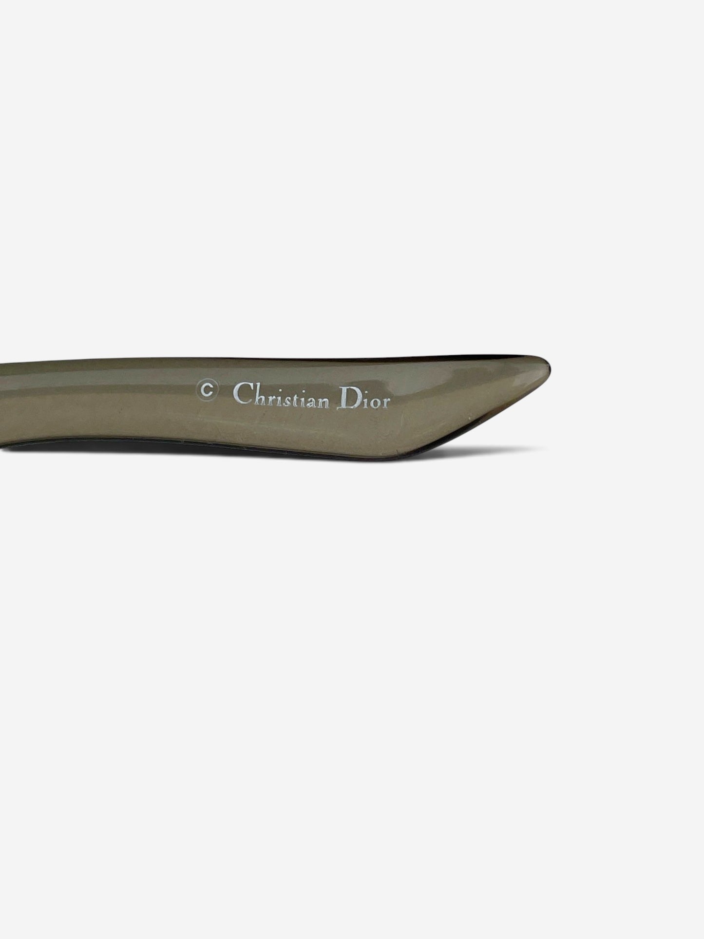 Dior by Galliano 2000s 'Airspeed 1' Wrap Mask Shield Sunglasses – brand marking detail