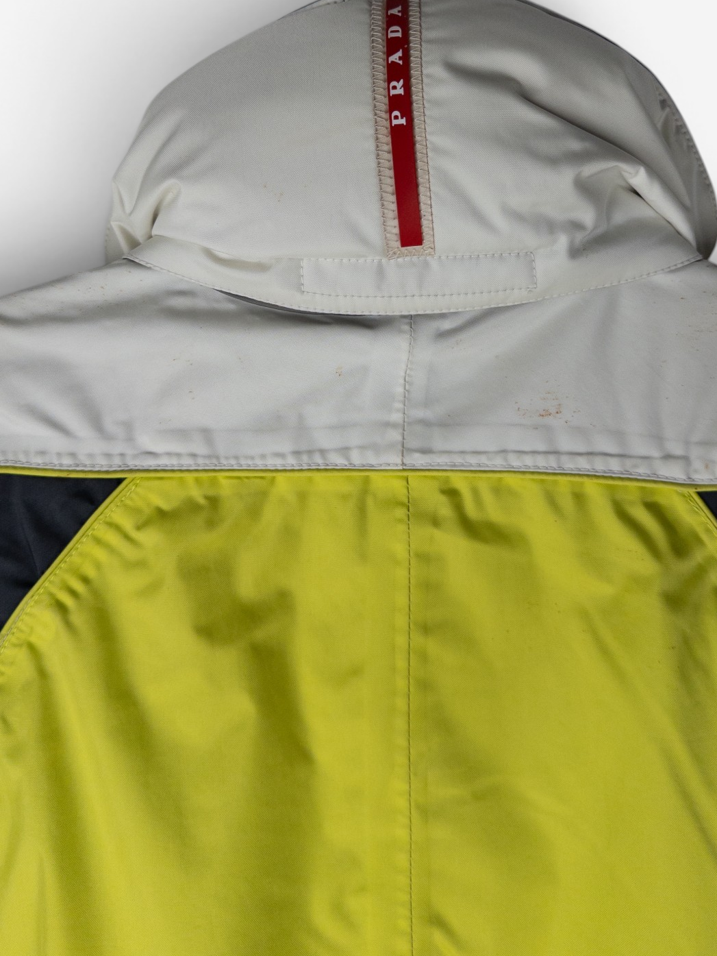 Prada 2000s Linea Rossa Ski Suit – back collar logo detail