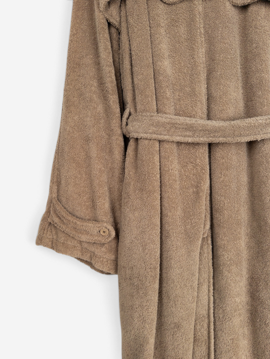 Balenciaga AW22 Double-Breasted Towel Trench Coat – sleeve detail