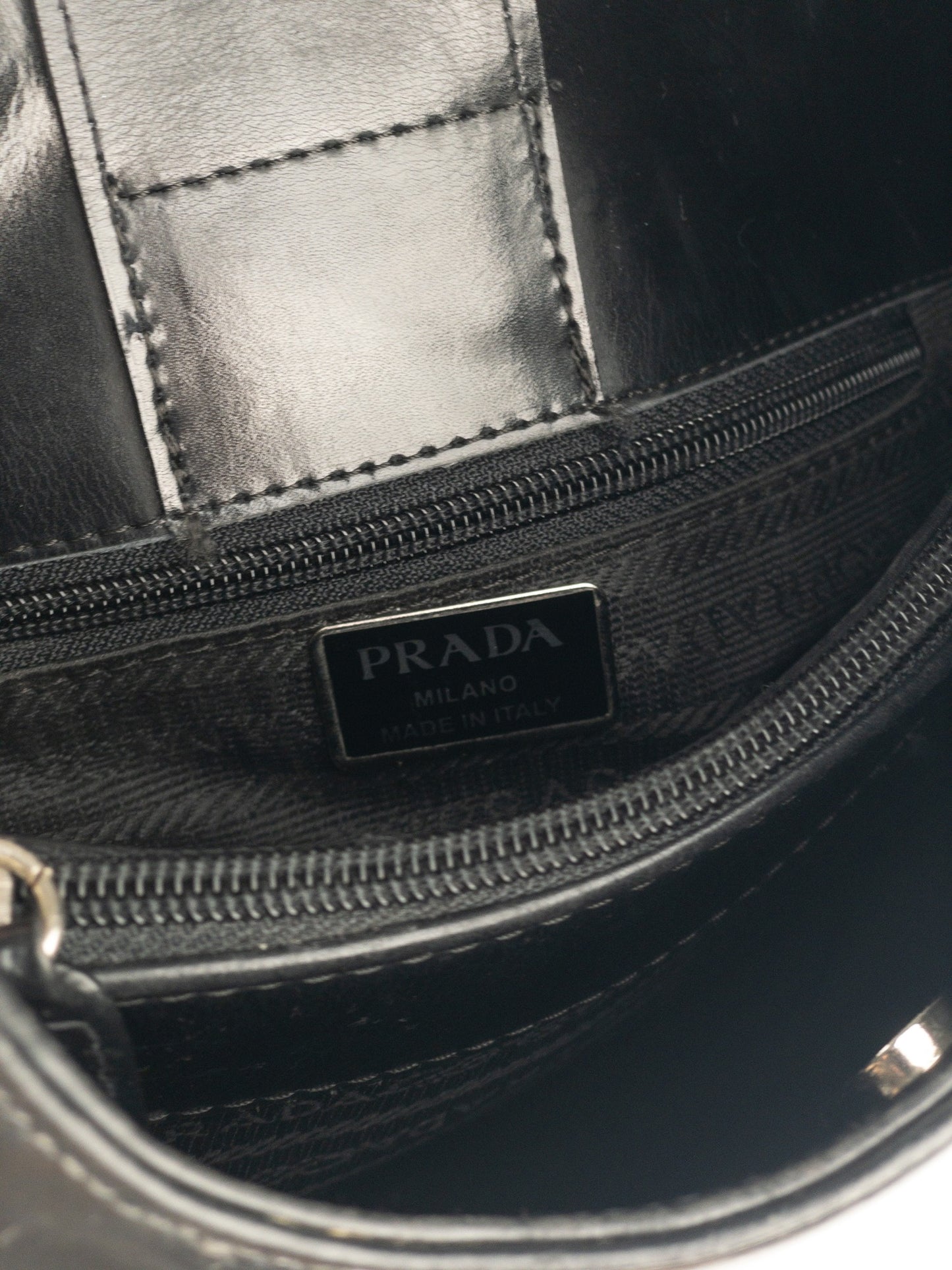 Prada AW98 Leather Hobo Shoulder Bag