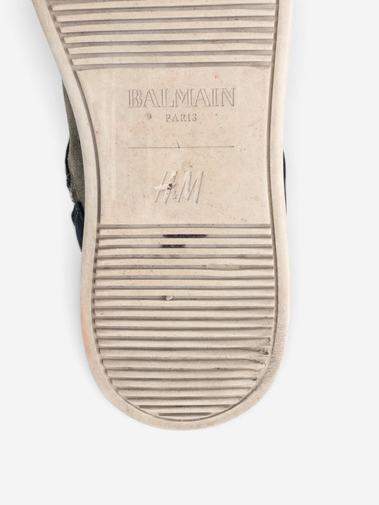 Balmain x H&M AW14 Basket High-Top Sneakers – detail view