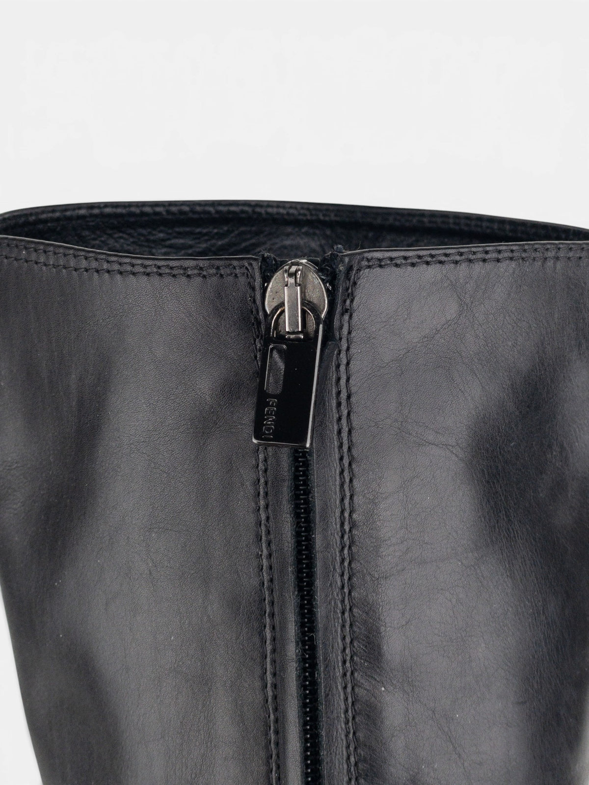 Fendi by Karl Lagerfeld 2000s Mid-Calf Riding Boots – detail view