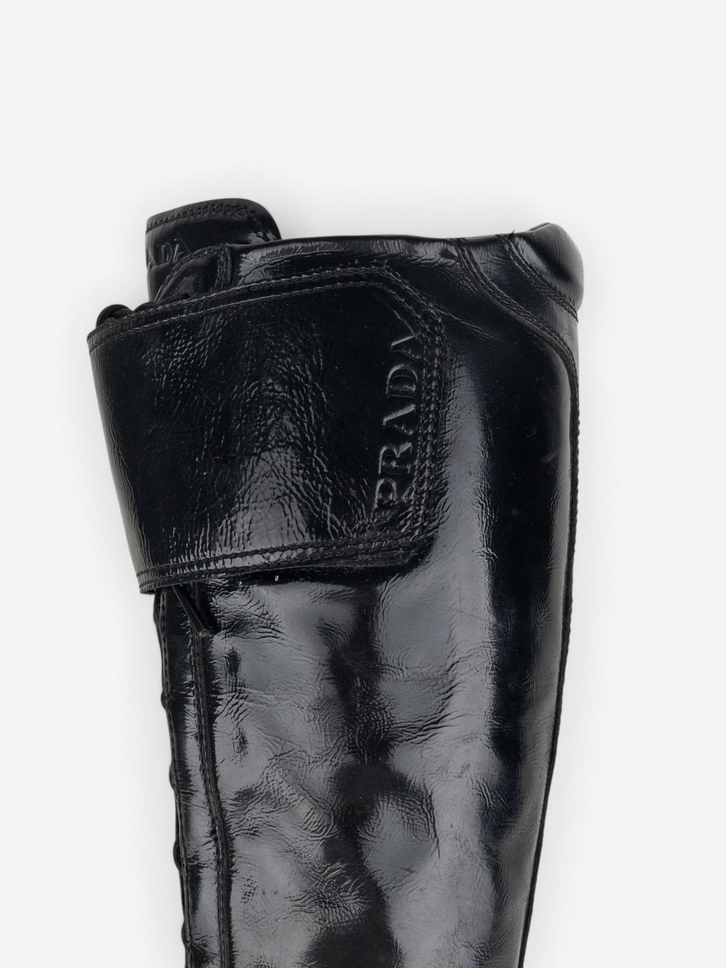 Prada 2000s Americas Cup Sneaker Boots – detail view
