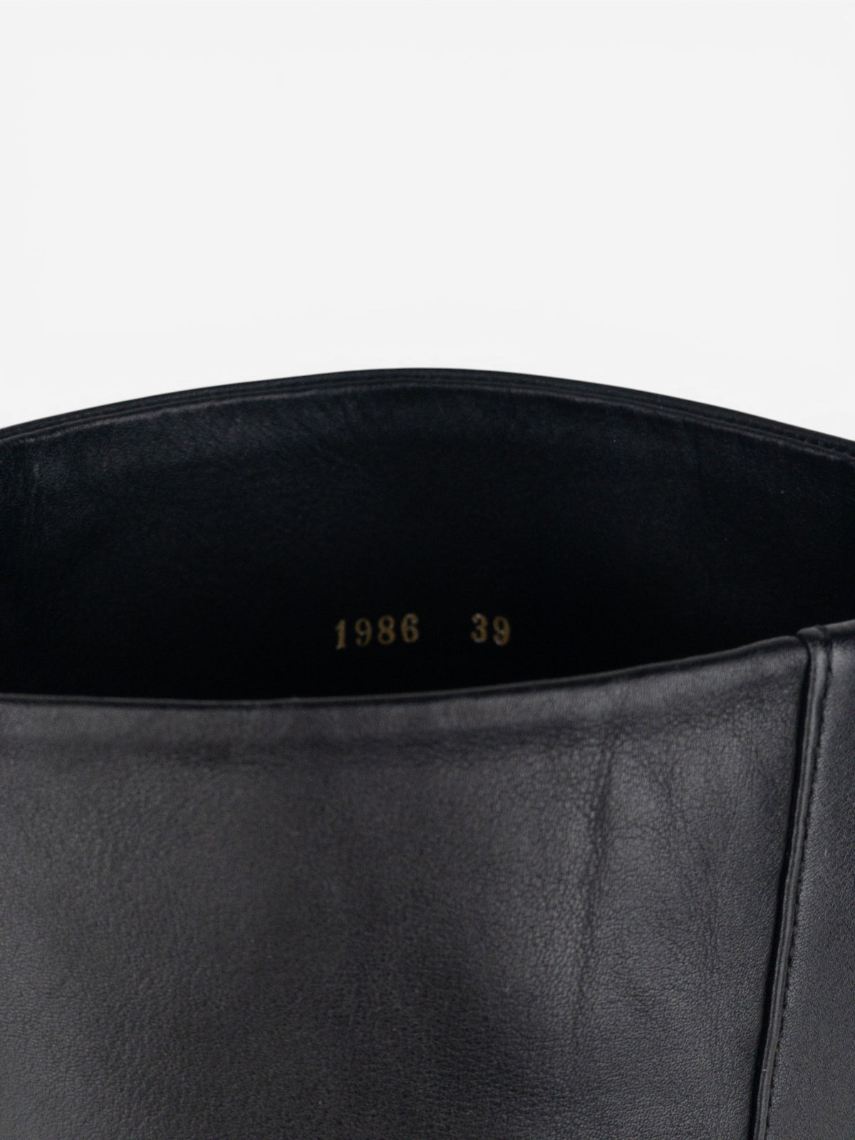 Prada 2000s Knee High Sculptural Platform Wedge Boots – detail view