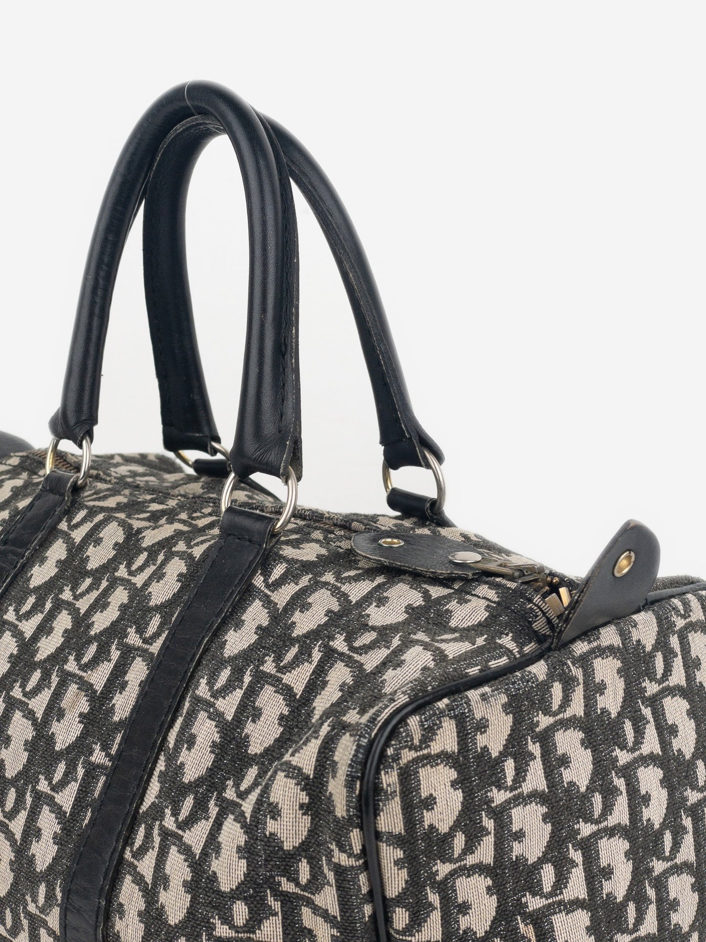 Dior 1980s Oblique Diorissimo Monogram Mini Boston Shoulder Bag