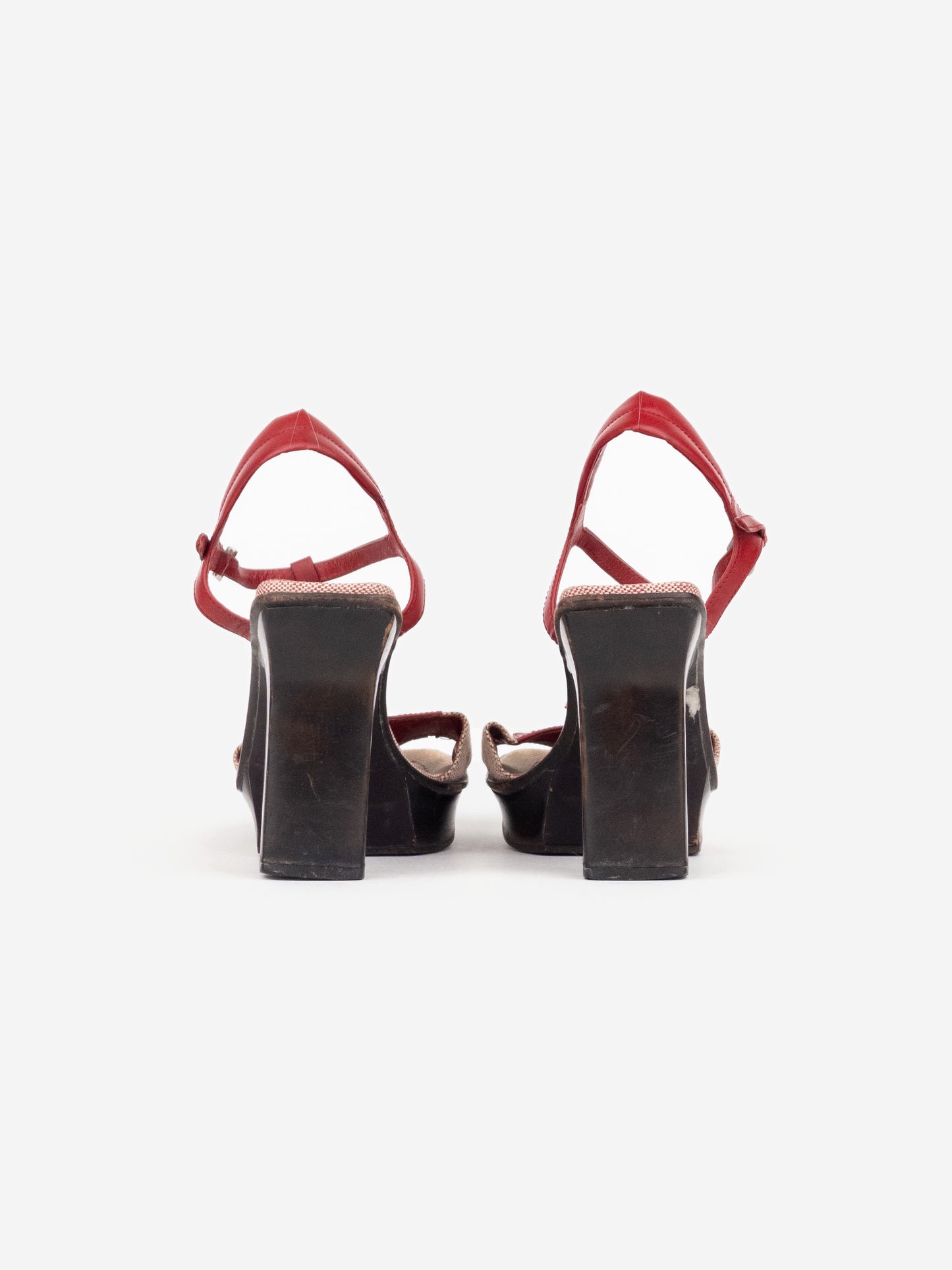 Prada SS99 Split Sole Platform Sandal Heels