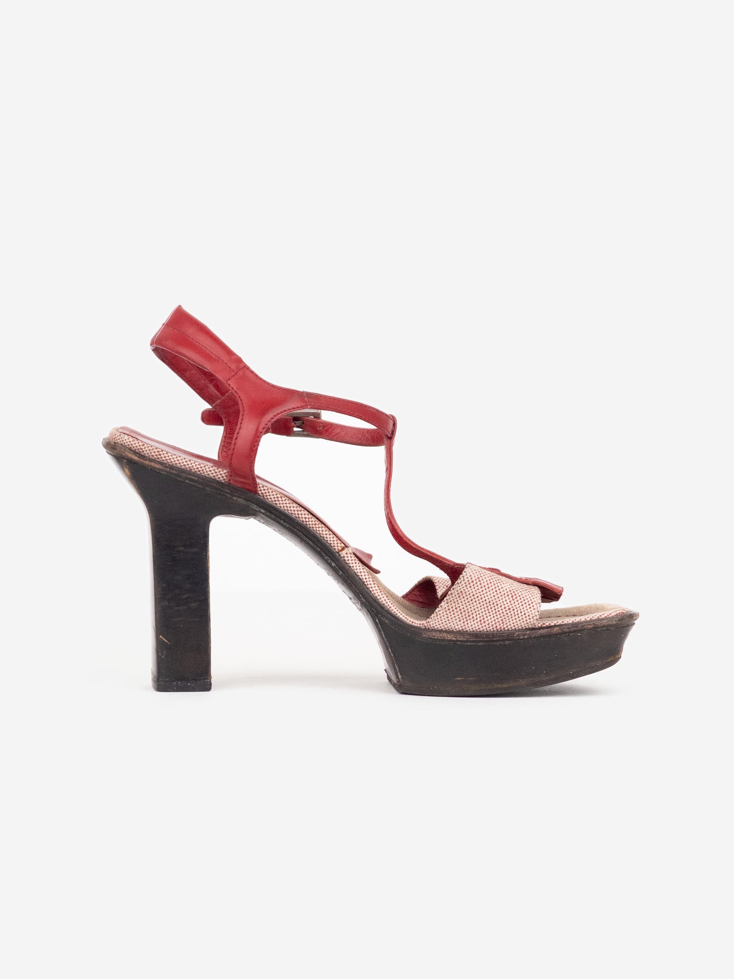 Prada SS99 Split Sole Platform Sandal Heels