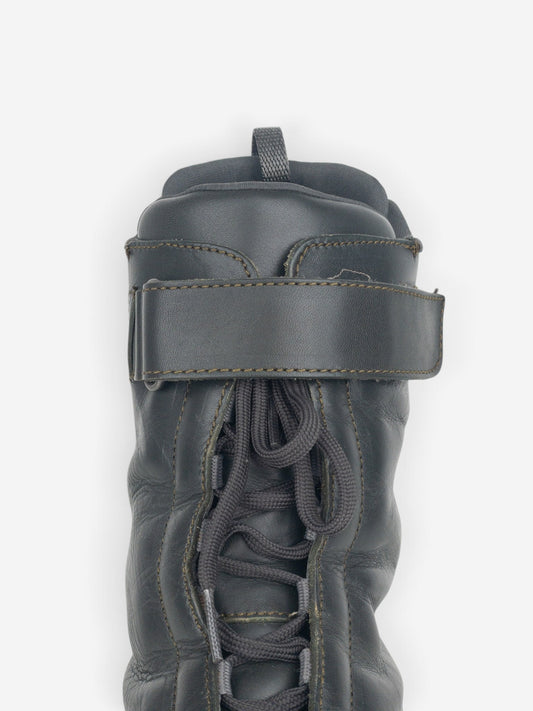 Prada AW99 Square Toe Vibram Combat Boots – detail view