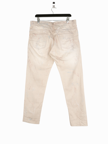 Dior Homme by Kris van Assche SS10 ‘Wildcat’ Painter Denim Jeans