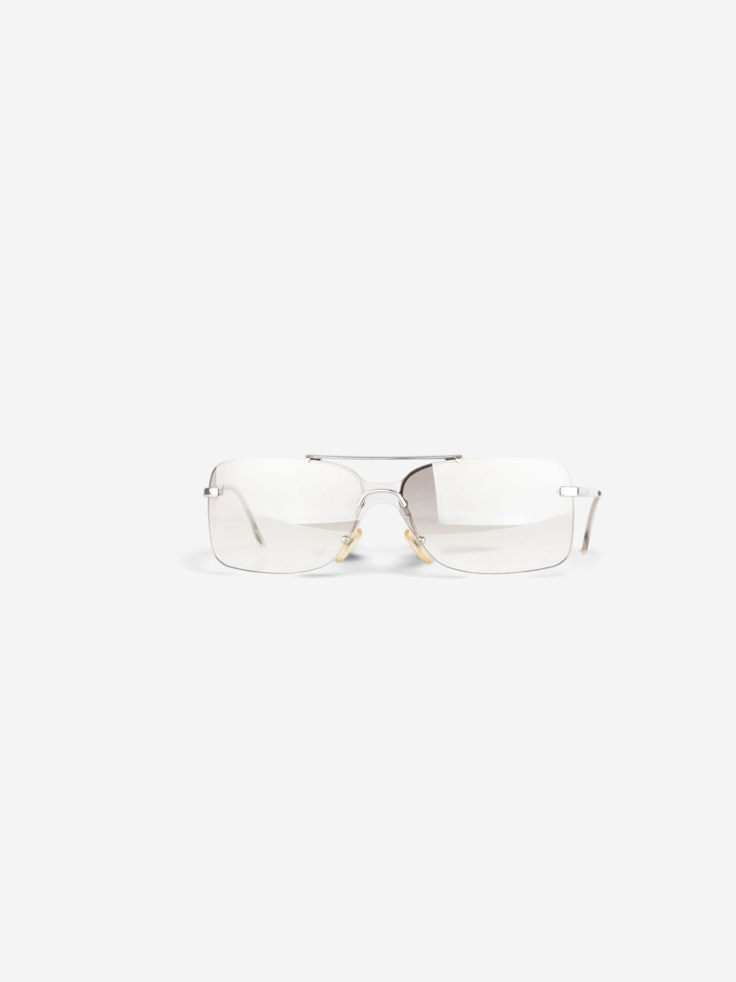 Dior by Galliano 2000s 'Mini Motard' Wrap Mask Shield Sunglasses – front view