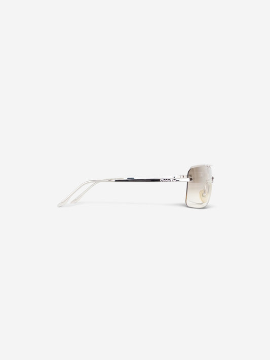 Dior by Galliano 2000s 'Mini Motard' Wrap Mask Shield Sunglasses – side view from the other side