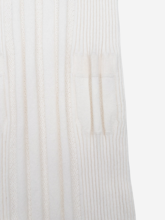 Chanel SS22 Prototype Crystal CC Bodycon Ribbed Knit Mini Dress