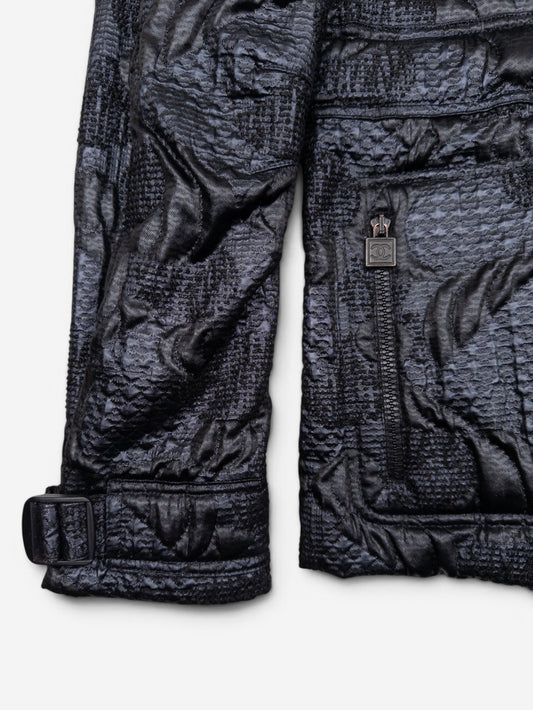 Chanel by Karl Lagerfeld AW08 Embroidery Biker Sports Ski Puffer Jacket – view 4
