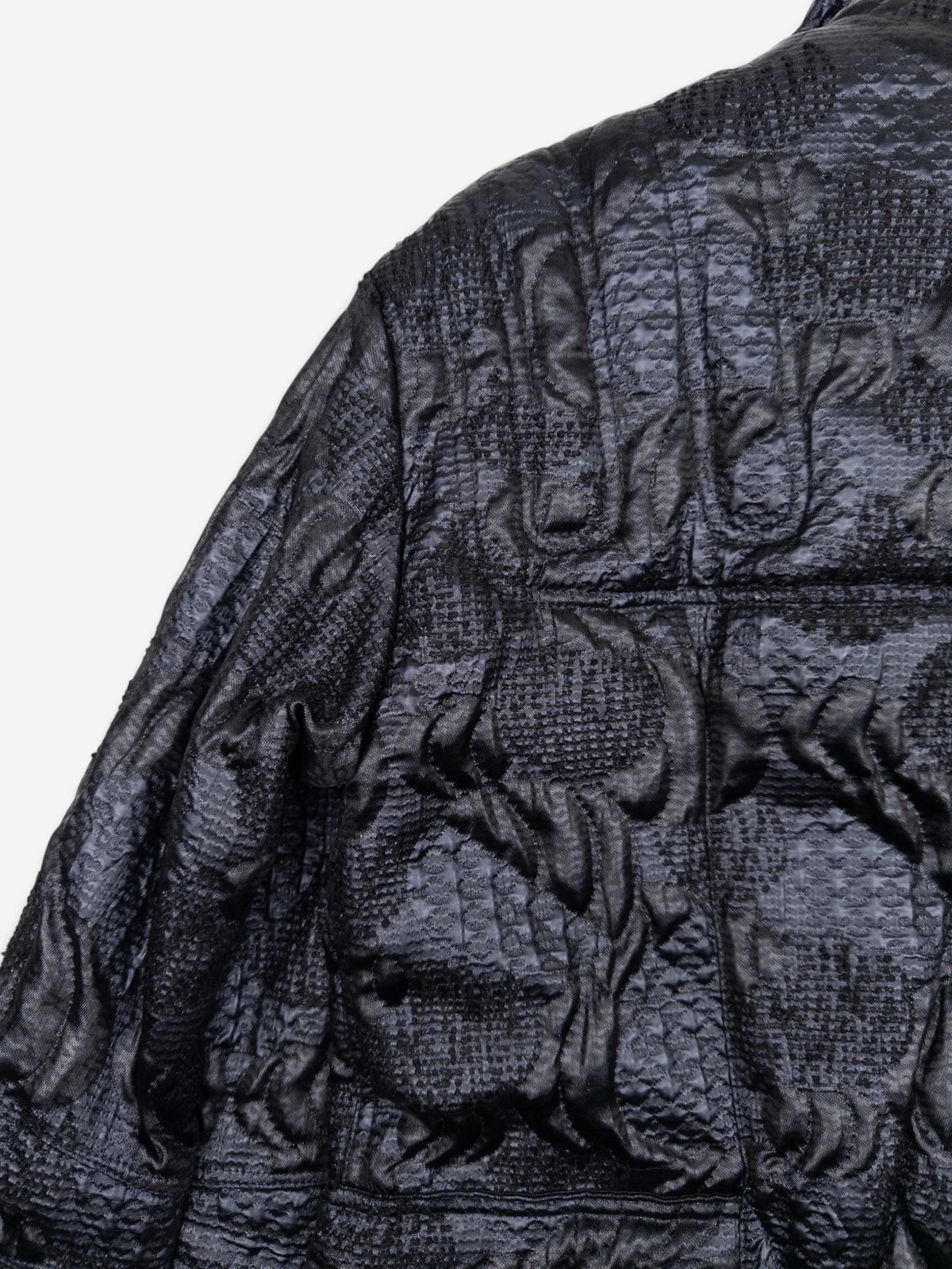Chanel by Karl Lagerfeld AW08 Embroidery Biker Sports Ski Puffer Jacket – view 9