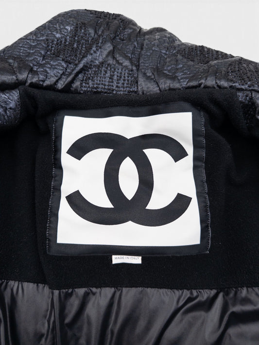Chanel by Karl Lagerfeld AW08 Embroidery Biker Sports Ski Puffer Jacket – view 12