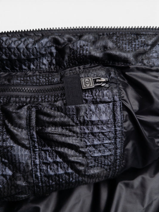 Chanel by Karl Lagerfeld AW08 Embroidery Biker Sports Ski Puffer Jacket – view 13