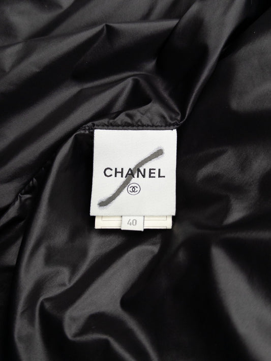 Chanel by Karl Lagerfeld AW08 Embroidery Biker Sports Ski Puffer Jacket – view 14