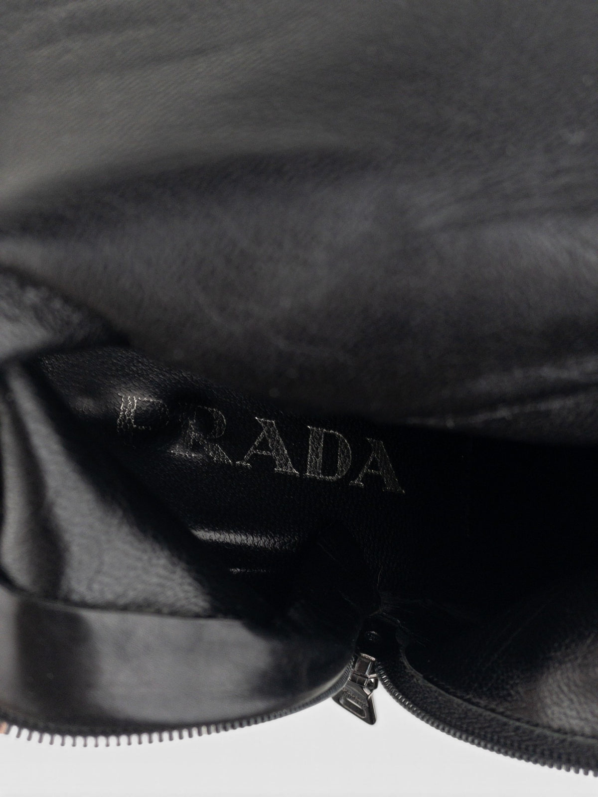 Prada 2000s Mid Calf Square Toe Riding Boots – detail view