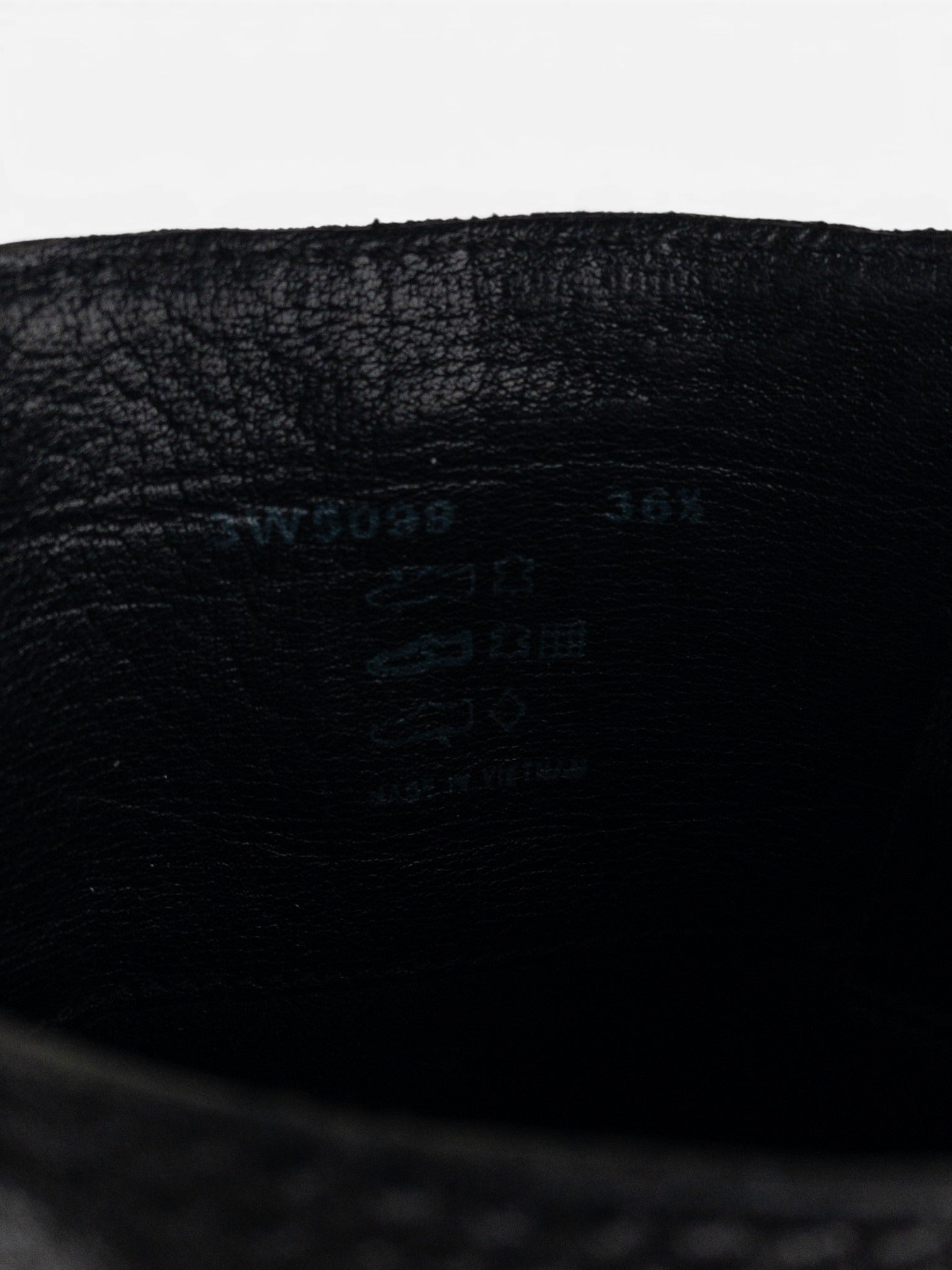 Prada 2000s Knee-High Biker Harness Riding Boots – detail view