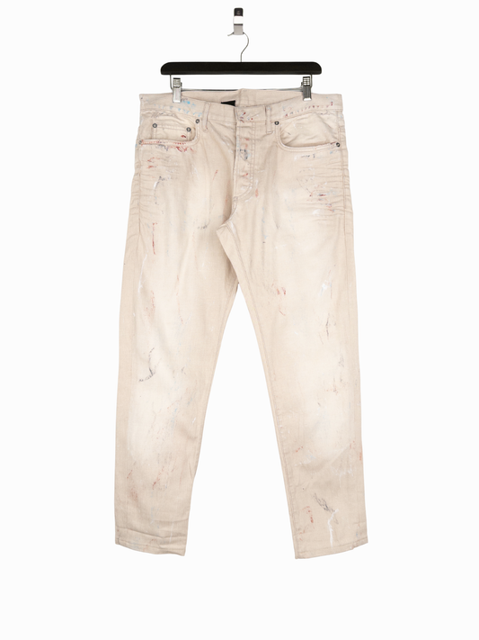 Dior Homme by Kris van Assche SS10 ‘Wildcat’ Painter Denim Jeans