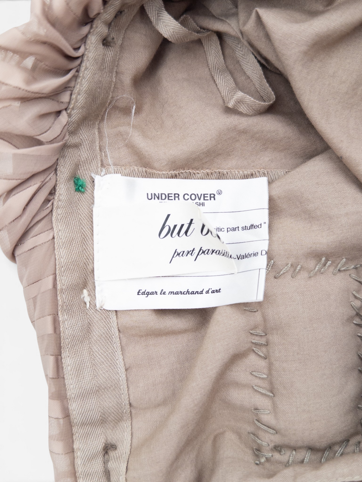 Undercover AW04 But Beautiful Reconstructed Patchwork Skirt – brand and collection label