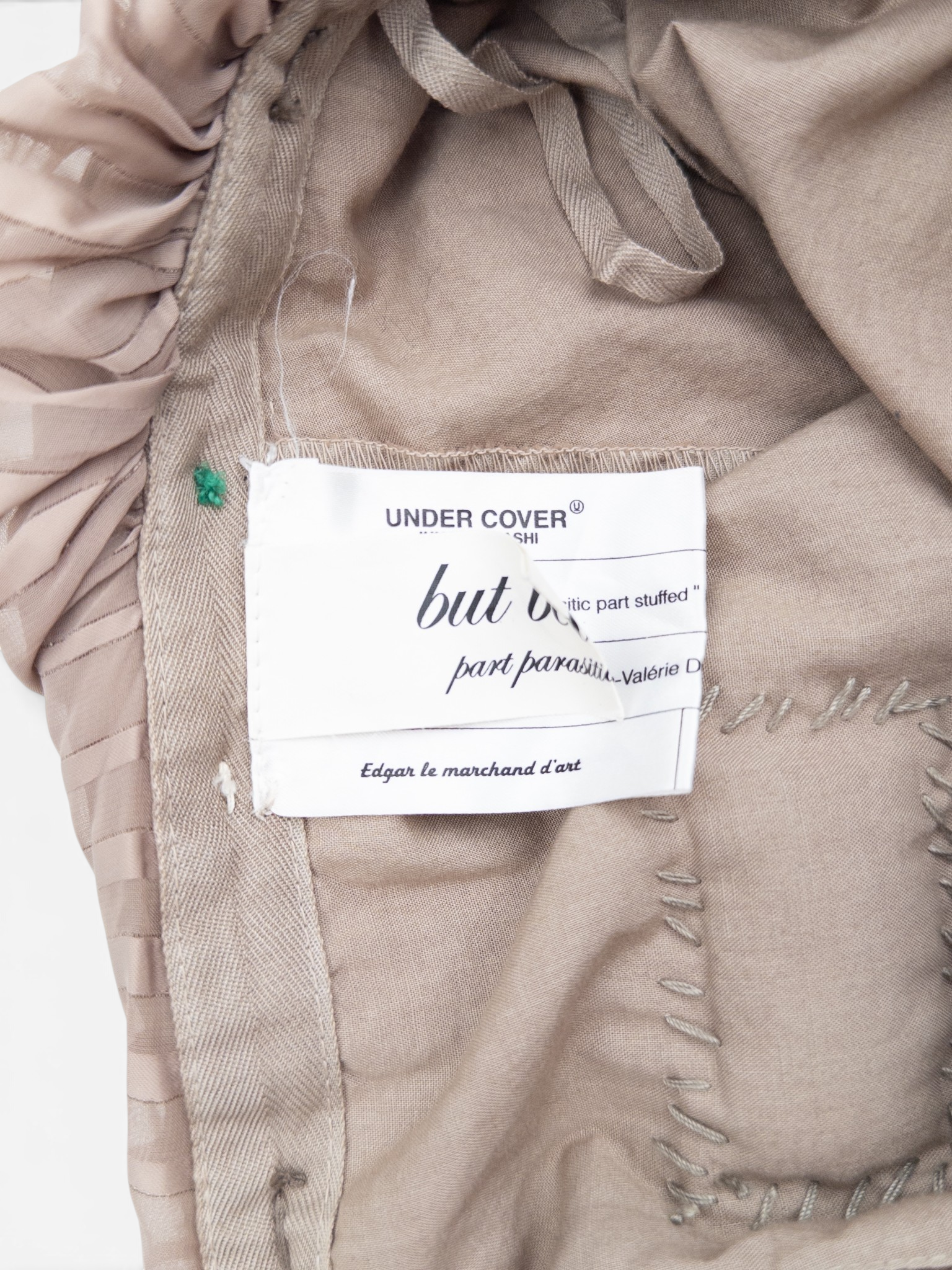 Undercover AW04 But Beautiful Reconstructed Patchwork Skirt – brand and collection label