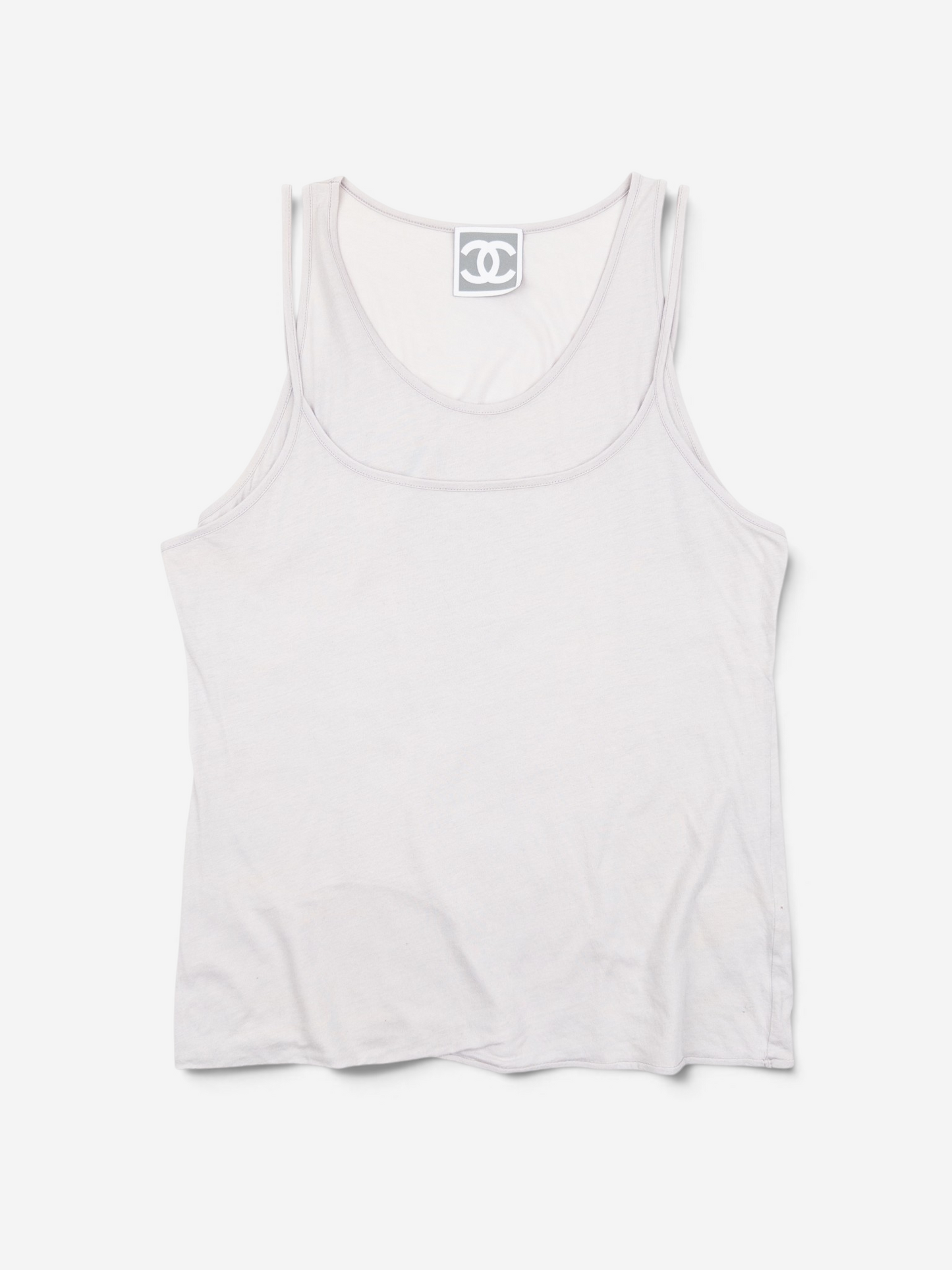 Chanel by Karl Lagerfeld SS09 Double-Layered Sports Tank Top – front view