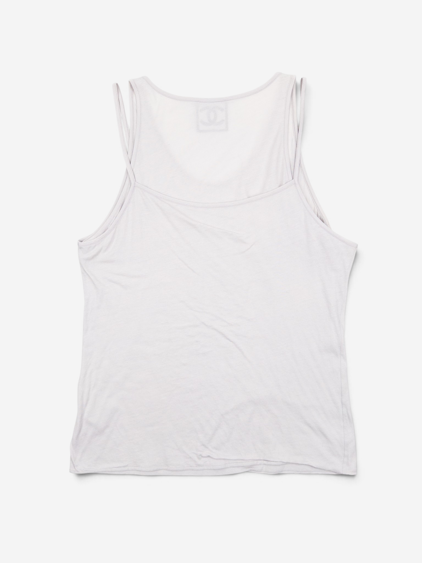 Chanel by Karl Lagerfeld SS09 Double-Layered Sports Tank Top – back view