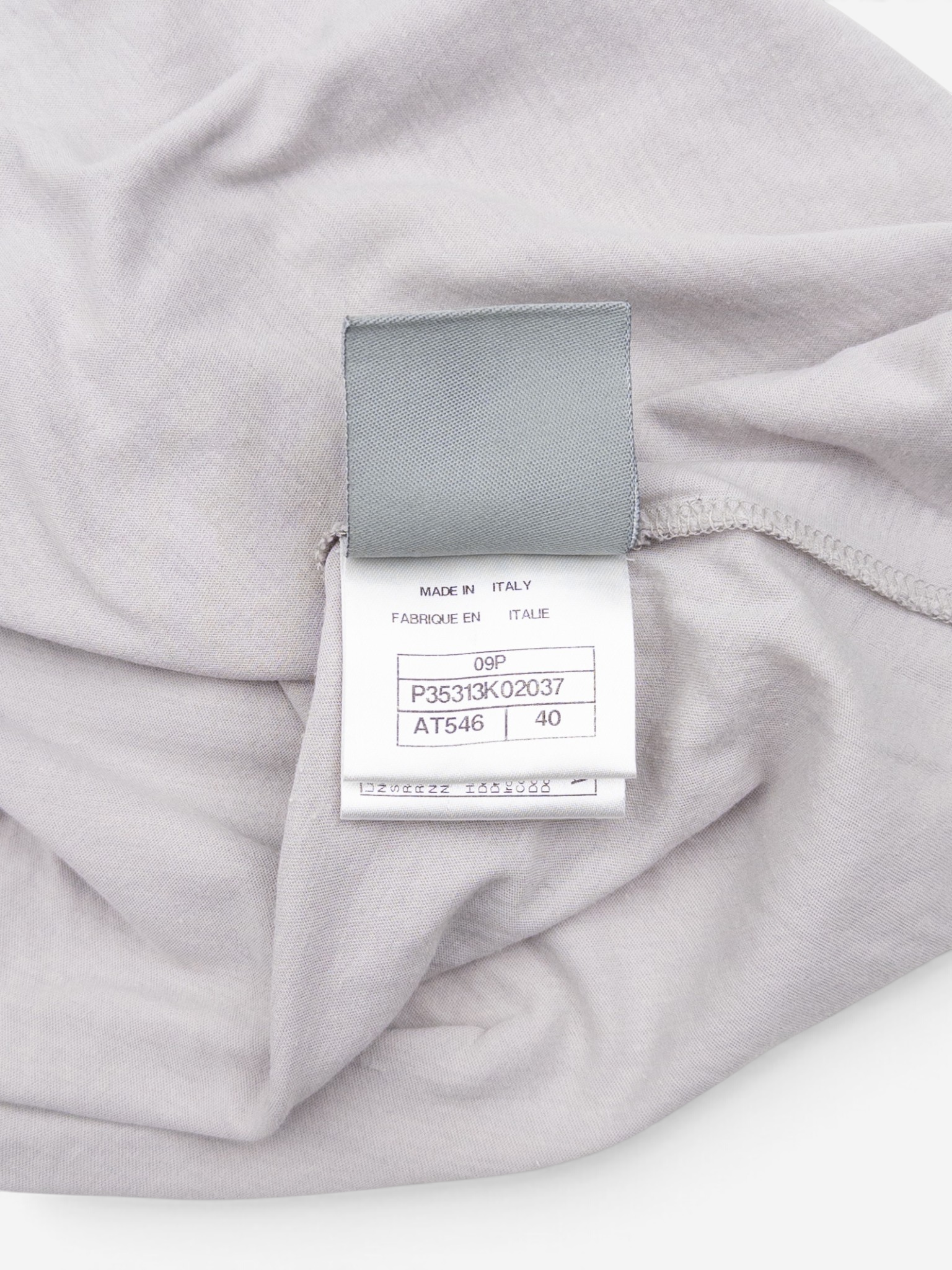 Chanel by Karl Lagerfeld SS09 Double-Layered Sports Tank Top – size label