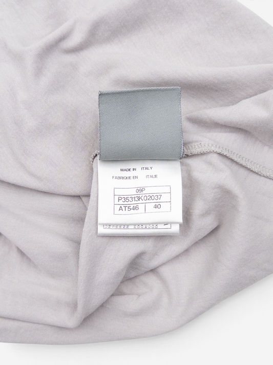 Chanel by Karl Lagerfeld SS09 Double-Layered Sports Tank Top – size label